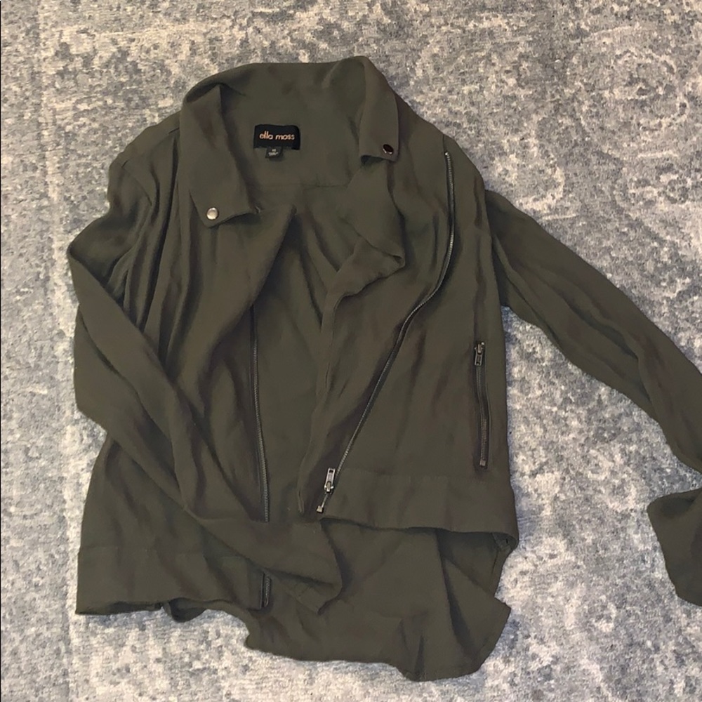 Ella moss long sleeve jacket